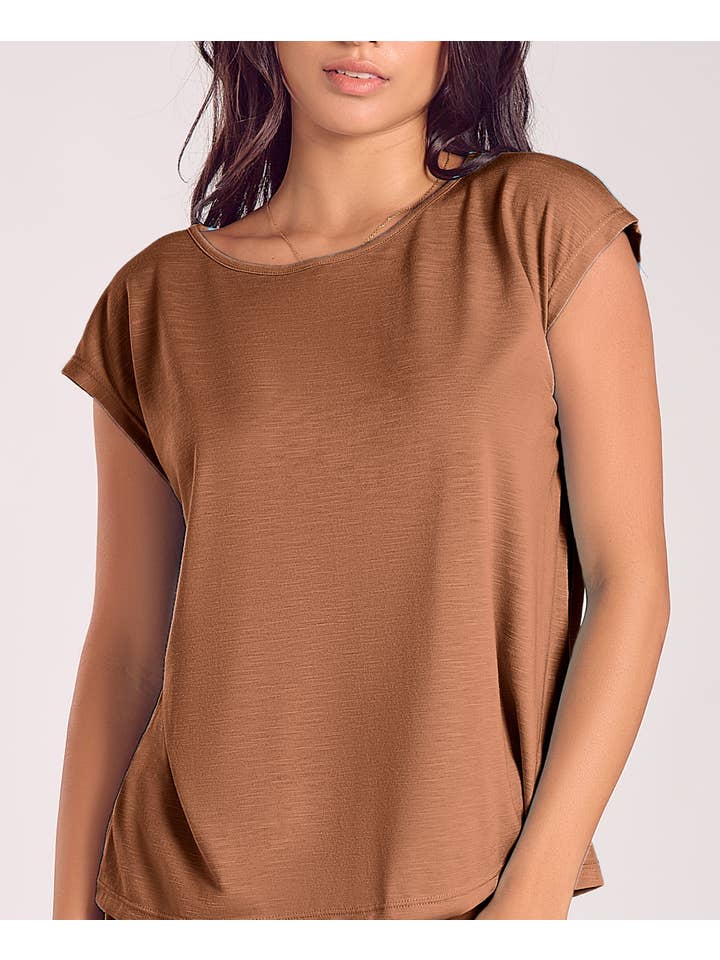 iCollection - Wholesale Nightgown - Women's - Cambria Plus Size Night Shirt-Dress with Side Pockets8