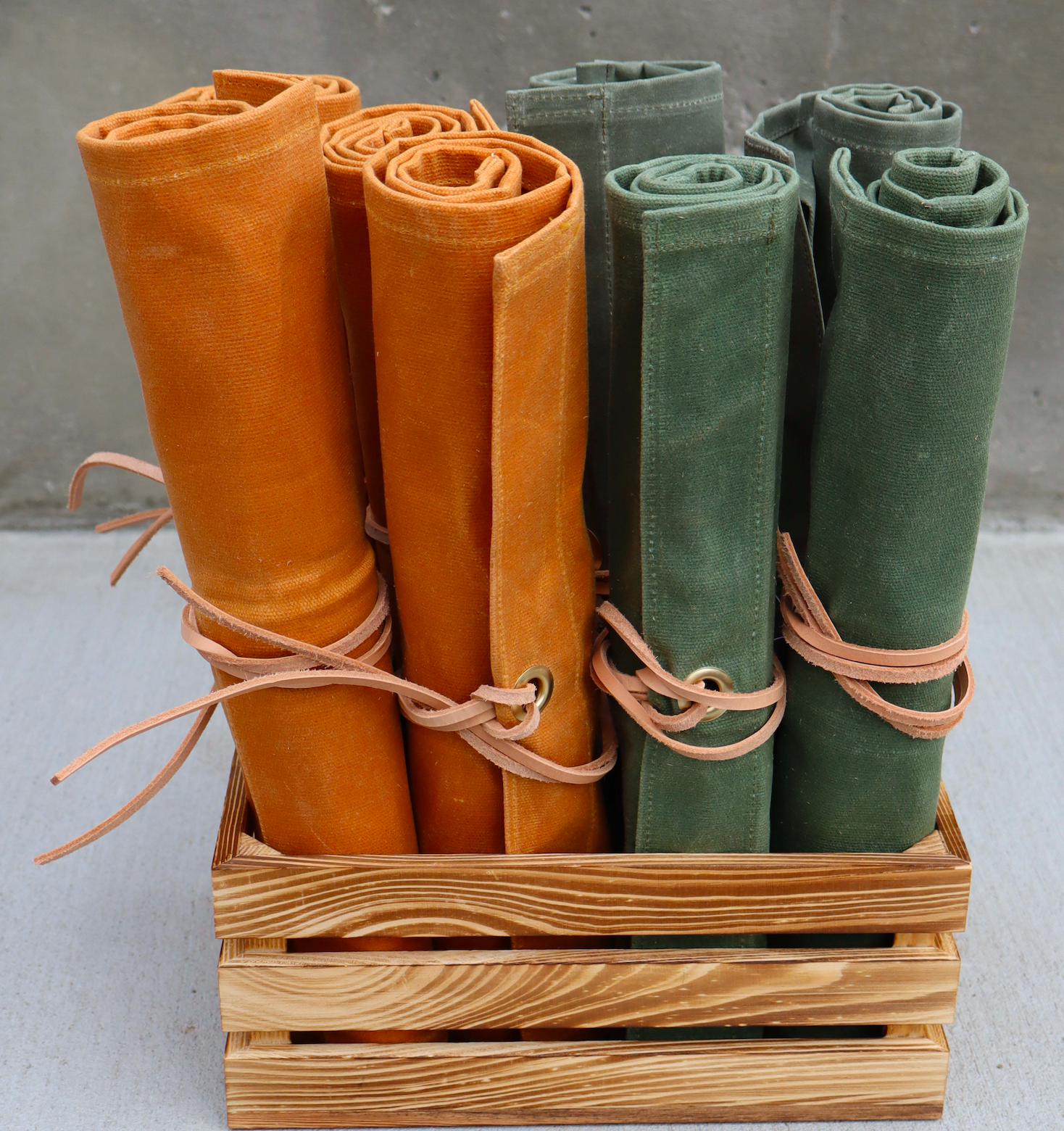 Newton Supply Co - Wholesale Luggage - waxed canvas tool roll6