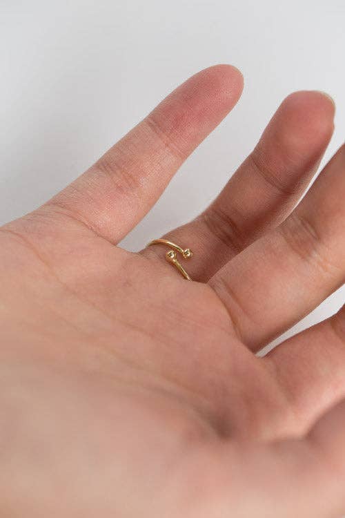 Lovoda - Wholesale Band/Stacked Ring - Maryland Crab Ring (18K & 24K Gold)11