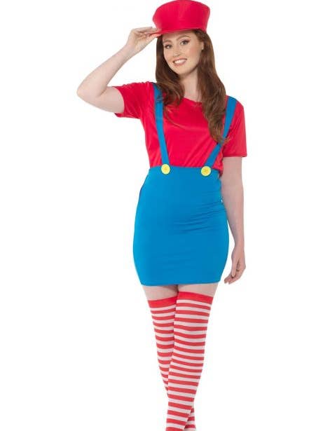 Partychimp - Wholesale Costume - Women's - Red Girl Plumbers - Party Costume2