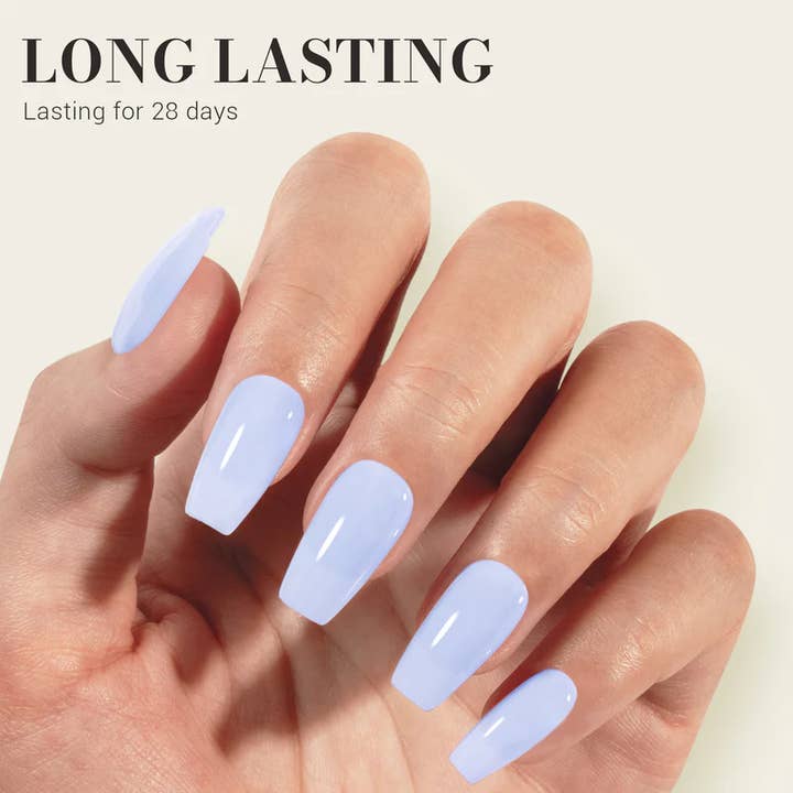 MELODYSUSIE – wholesale Nail polish – Jeweliver Jelly Gel Nail Polish - Light Blue JM013