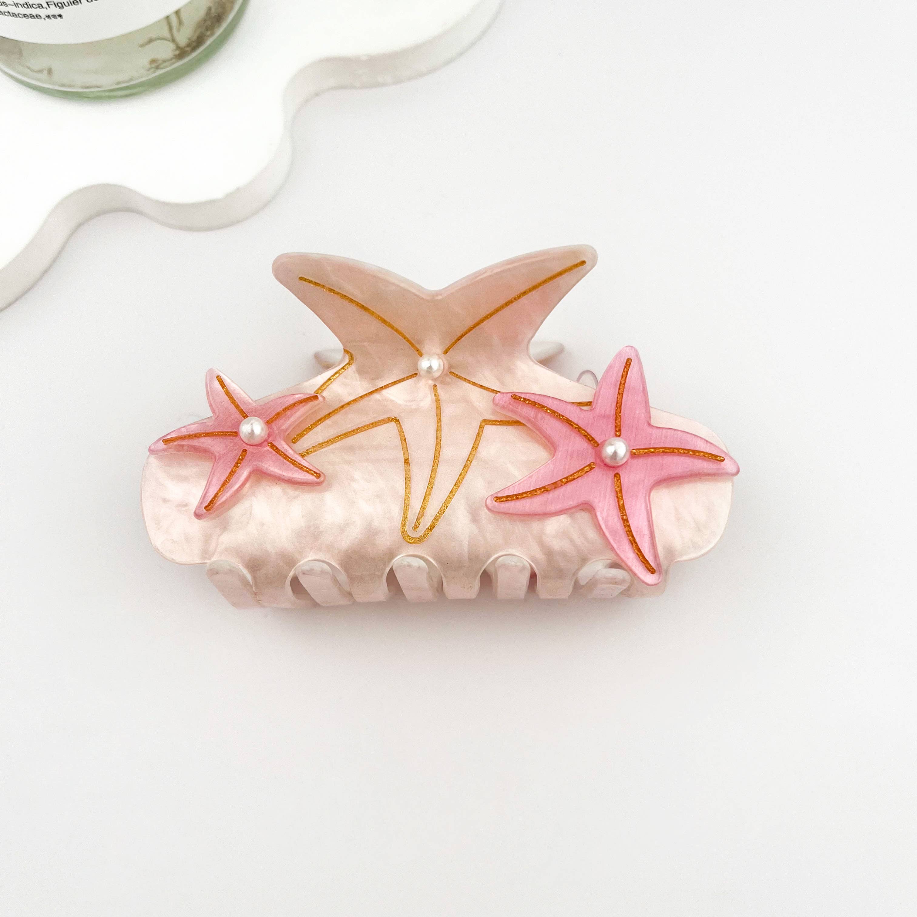 mildstyles - Wholesale Hair Clip - Women's - Iridescent Pearl Starfish Hair Claw Clip – Ocean Fantasy8