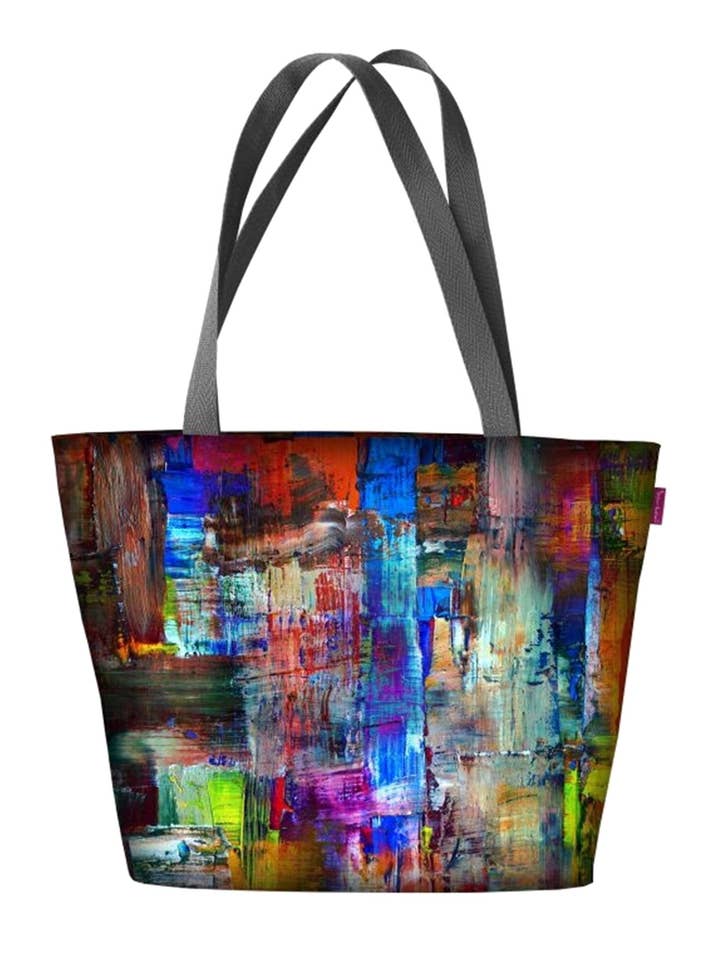 Paint Holiday Bertoni Canvas Shoulder Bag for wholesale by IngrossoBertoni by INCI Srl