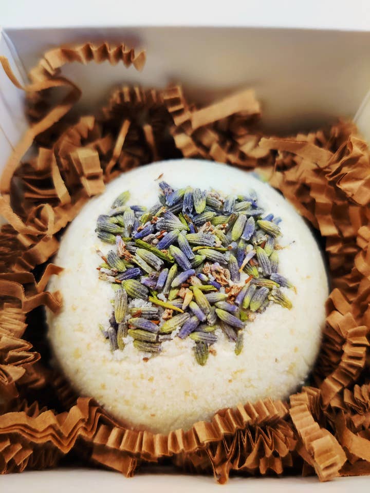 Lavender - Relaxation- Bath Bomb for wholesale by KnoYourGlo
