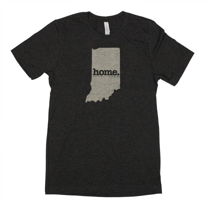 Indiana - home. Men’s Unisex T-Shirt for wholesale by Home State Apparel