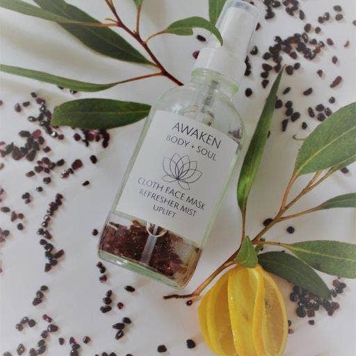 Cloth Face Mask Refresher Mist - Uplift for wholesale by Awaken Body + Soul