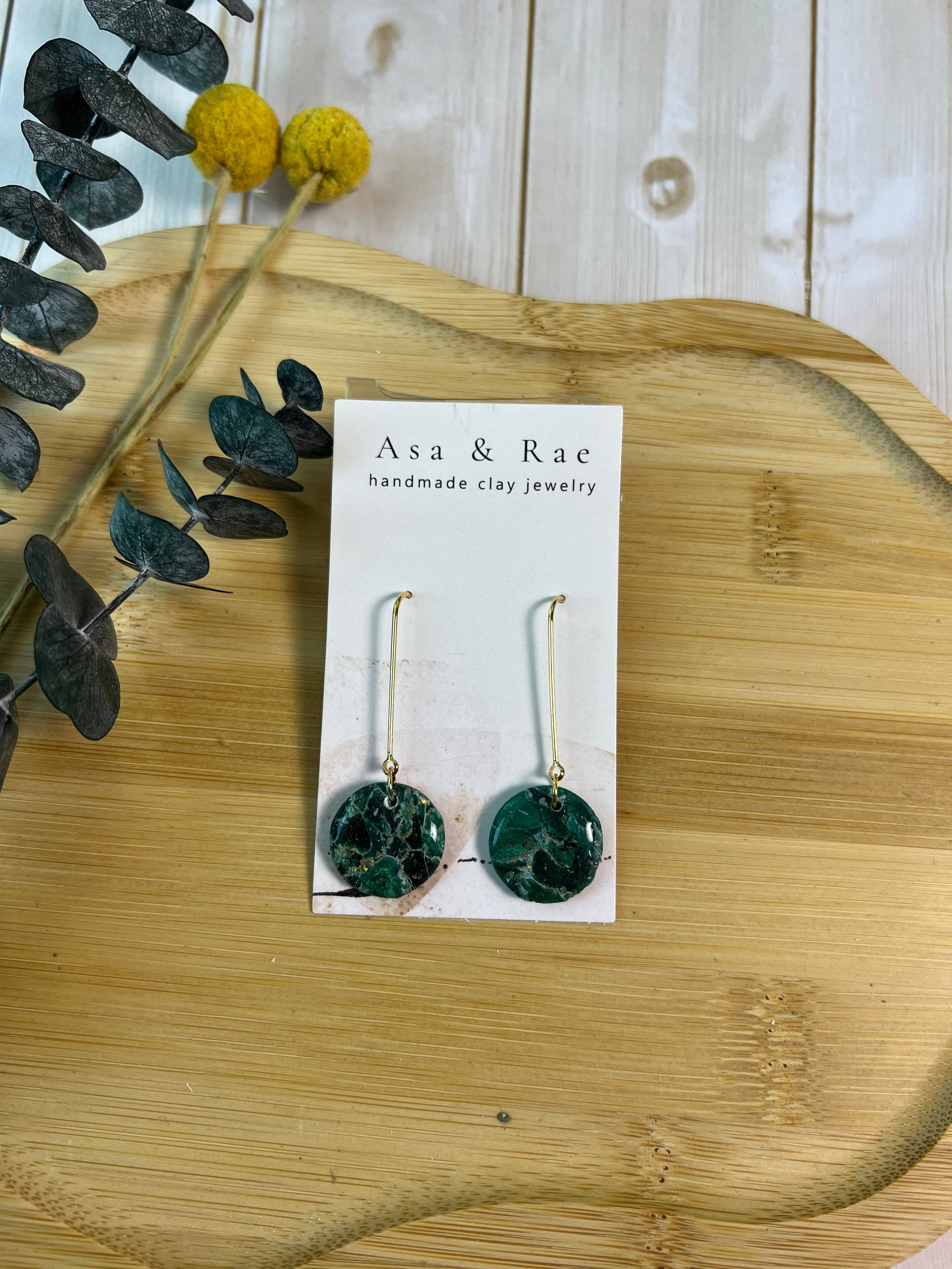 Asa&Rae - Wholesale Dangle Earrings - Circle Drop Dangle5