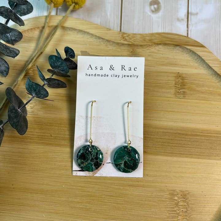 Asa&Rae - Wholesale Dangle Earrings - Circle Drop Dangle5