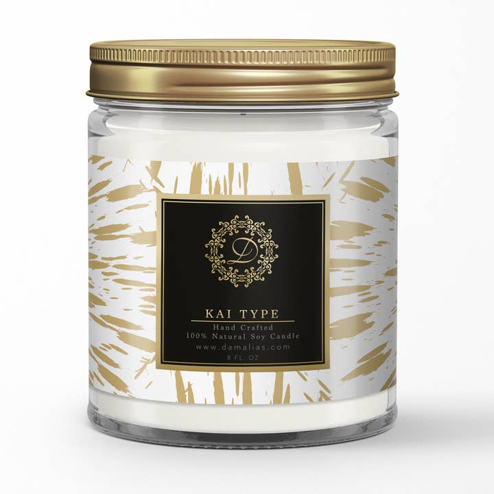 Kai 8 oz. Scented Soy Candle for wholesale by Damalia's