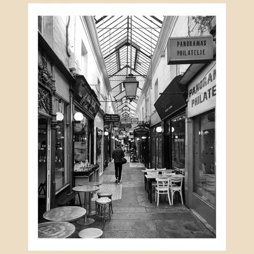 Tirage d'art de Paris (8x10) : Passage des Panoramas pour la vente par Charlotte to Paris