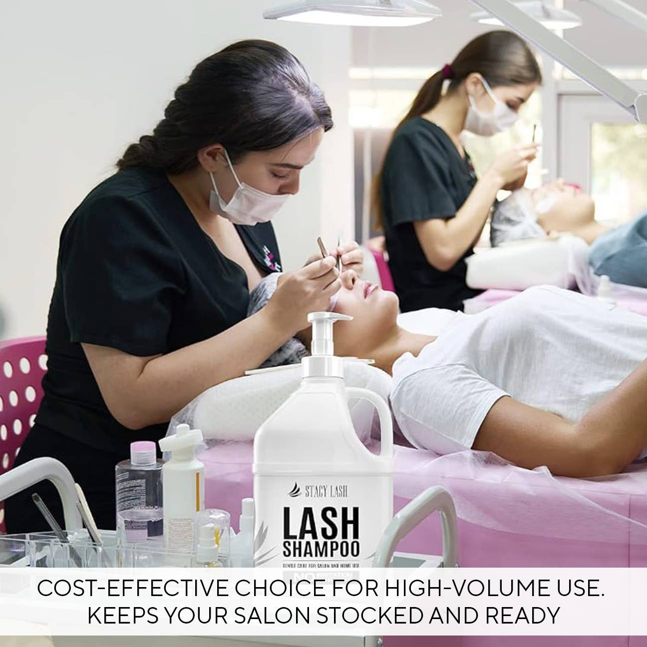 Stacy Lash - Vente Faux cils - Shampoing pour cils Stacy Lash – nettoyant moussant 3,78 L (1 gallon US)3