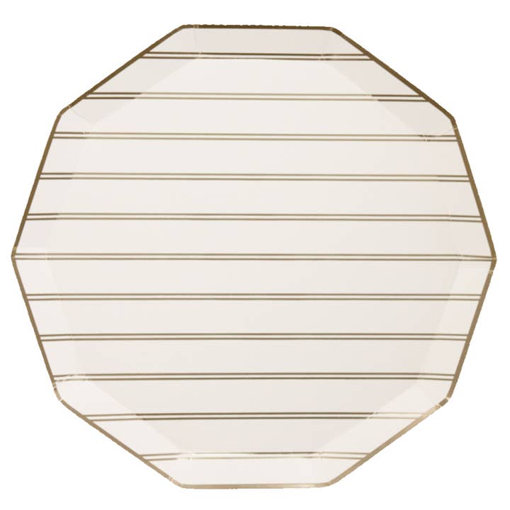 MIDDAGSTALLRIK MED GULDSIGNATUR RAND för wholesale av Bonjour Fête