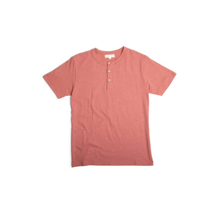 Hemp Camel - Wholesale T-Shirt - Men's - Hemp & Cotton Henley2