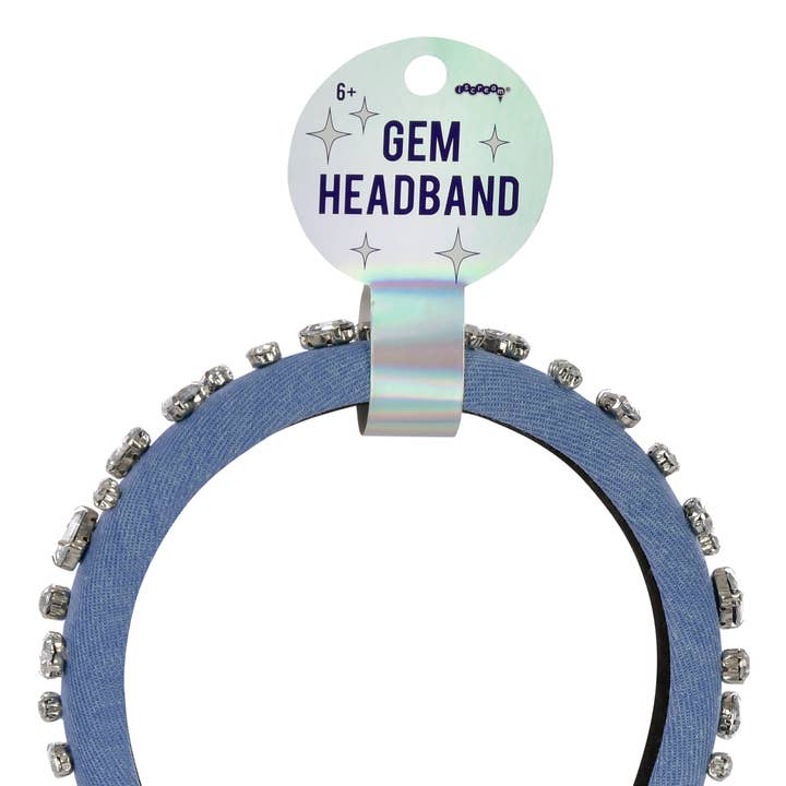 DENIM GEM HEADBAND for wholesale by Iscream
