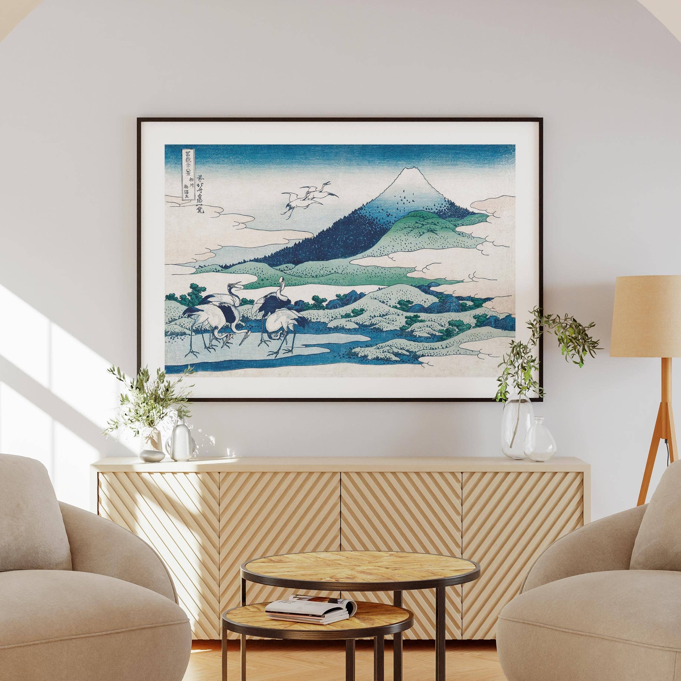 House Prints - Wholesale Art Print - Umezawa Manor in Sagami Province - Katsushika Hokusai - Rolled Poster Wall Art Print4