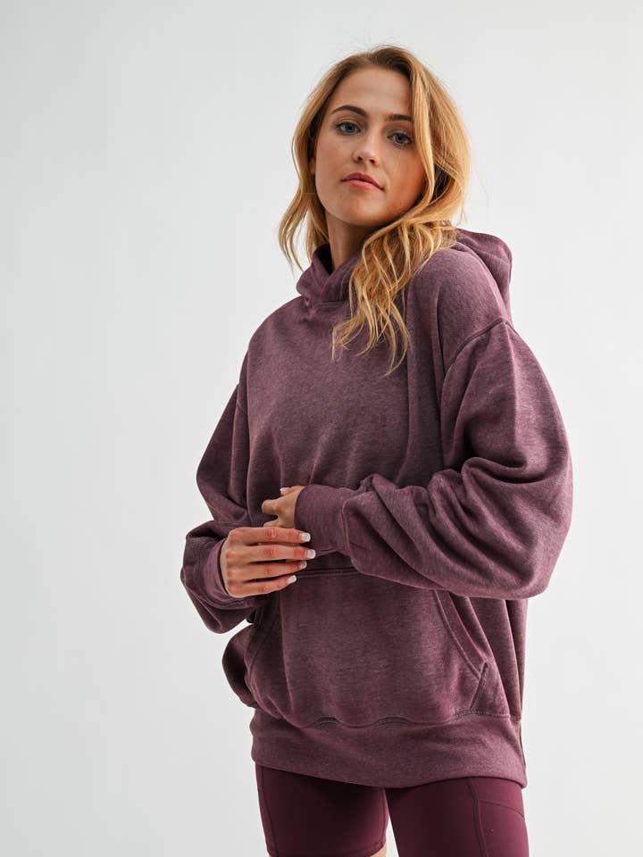 Mono B - Wholesale Hoodie - Women's - Burnout Bliss Fleece Hoodie1