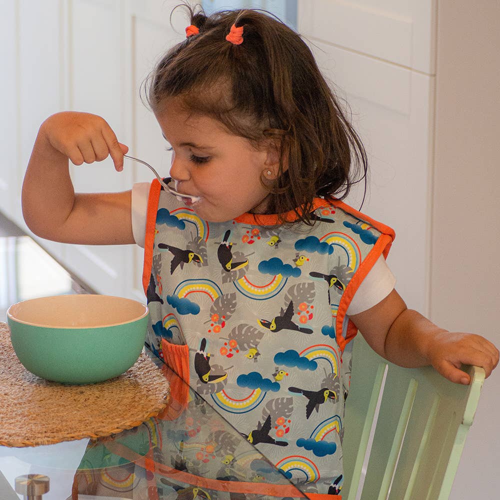 Close - Vente Bavoir - bébés - Bavoir tablier sans manches Pop-in étanche Close pour la diversification alimentaire16