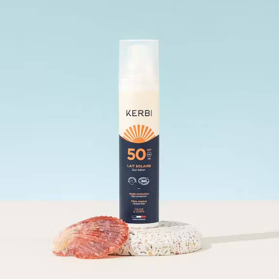KERBI – Engroshandel Solcreme – Økologisk duftende naturlig solcreme - SPF50 - 100 g1