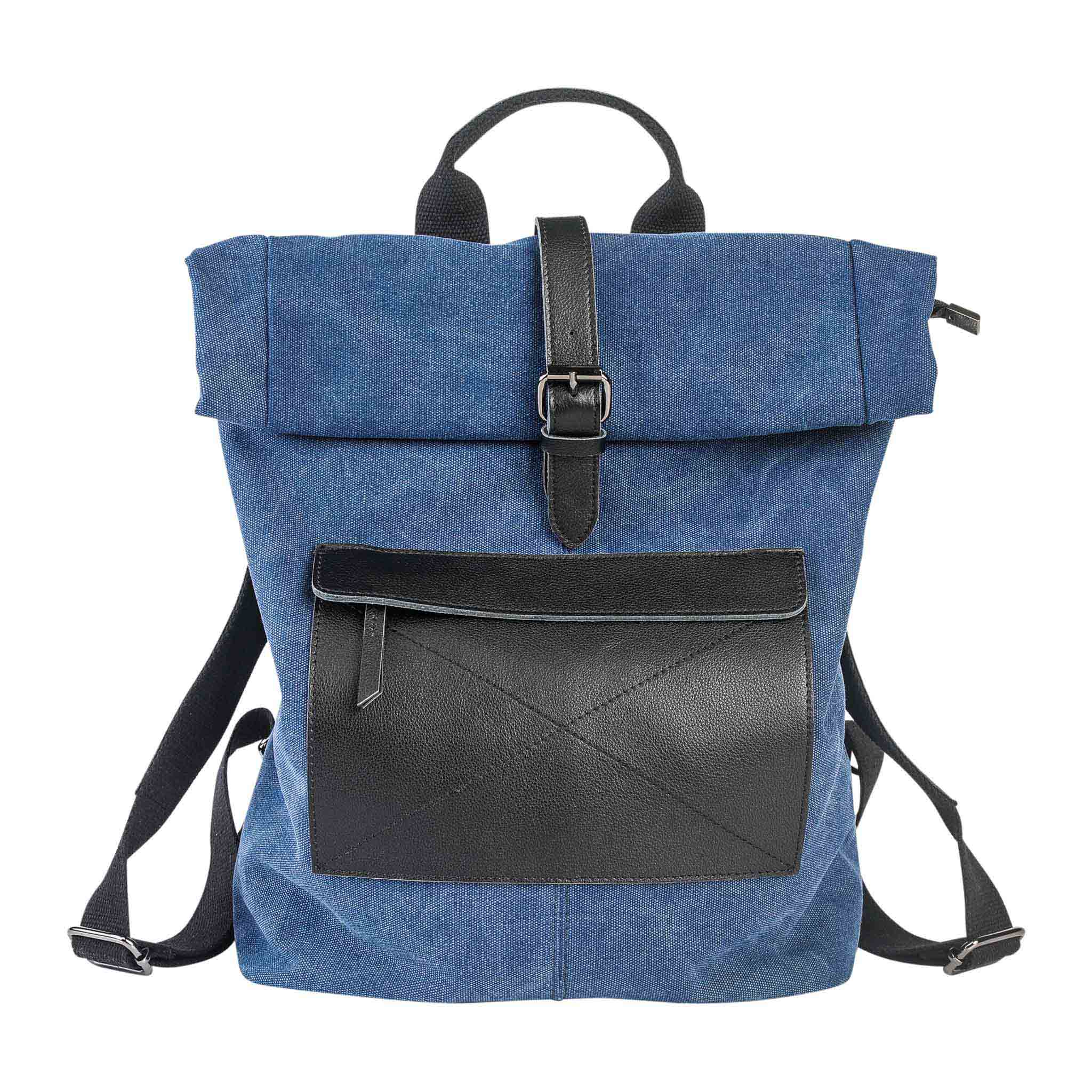 ZEDE PARIS – wholesale Ryggsäck - Dam – BASTILLE - Ryggsäck i canvas och läder3