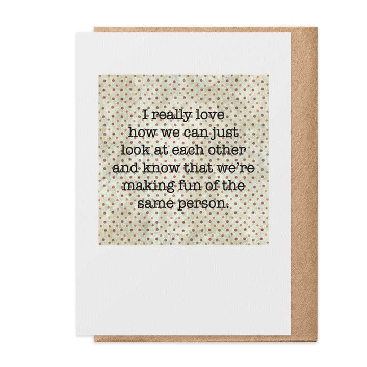 Paisley & Parsley - Wholesale Love Card - Same Person - Greeting Card