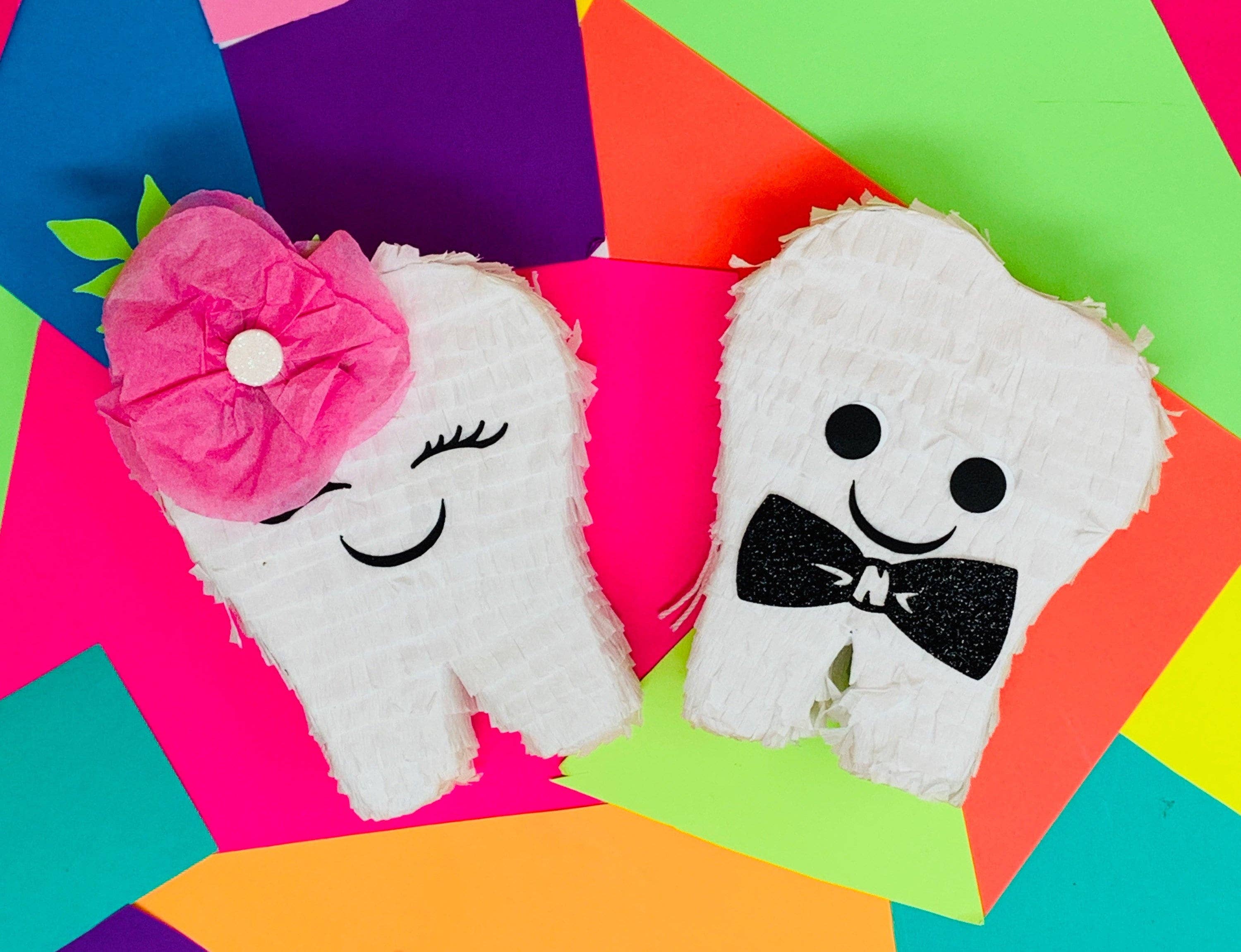 My Soiree Designs - Wholesale Party Favor - Personalized Mini Tooth Piñata for Dentists & Hygienists