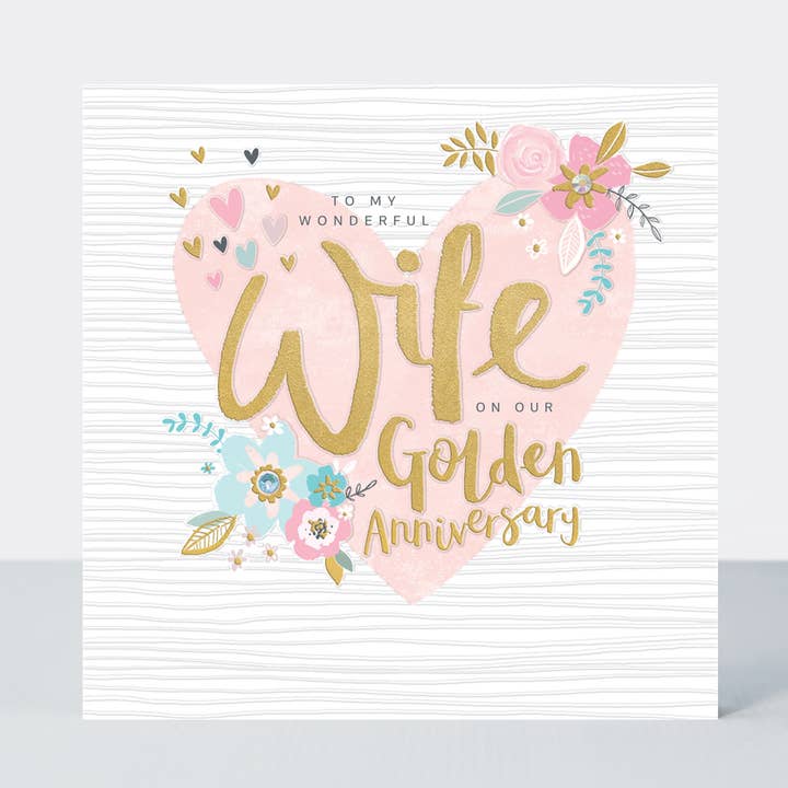 Peony - Wife Golden Anniversary for wholesale by Rachel Ellen Designs