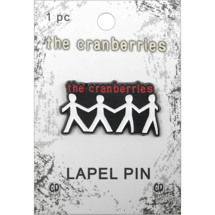 Enamel Pin - The Cranberries - Stickman Logo for wholesale by Square Deal Recordings & Supplies