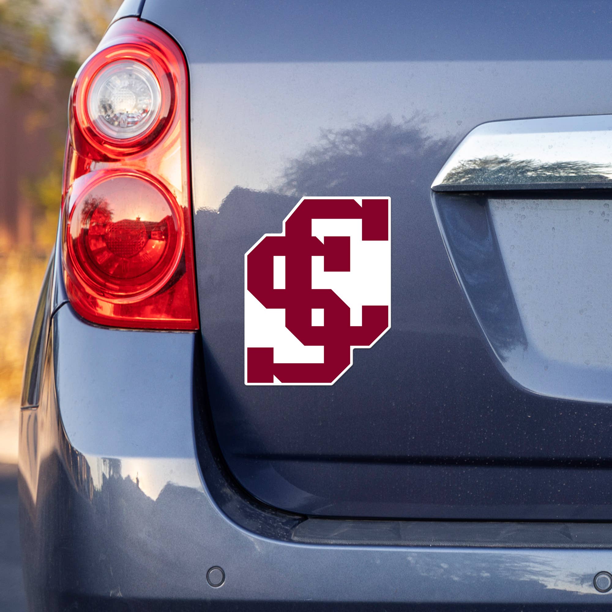 Rico Industries - Wholesale Car Decorative Charm - Unisex - NCAA  Santa Clara Broncos  Medium Die Cut Decal1