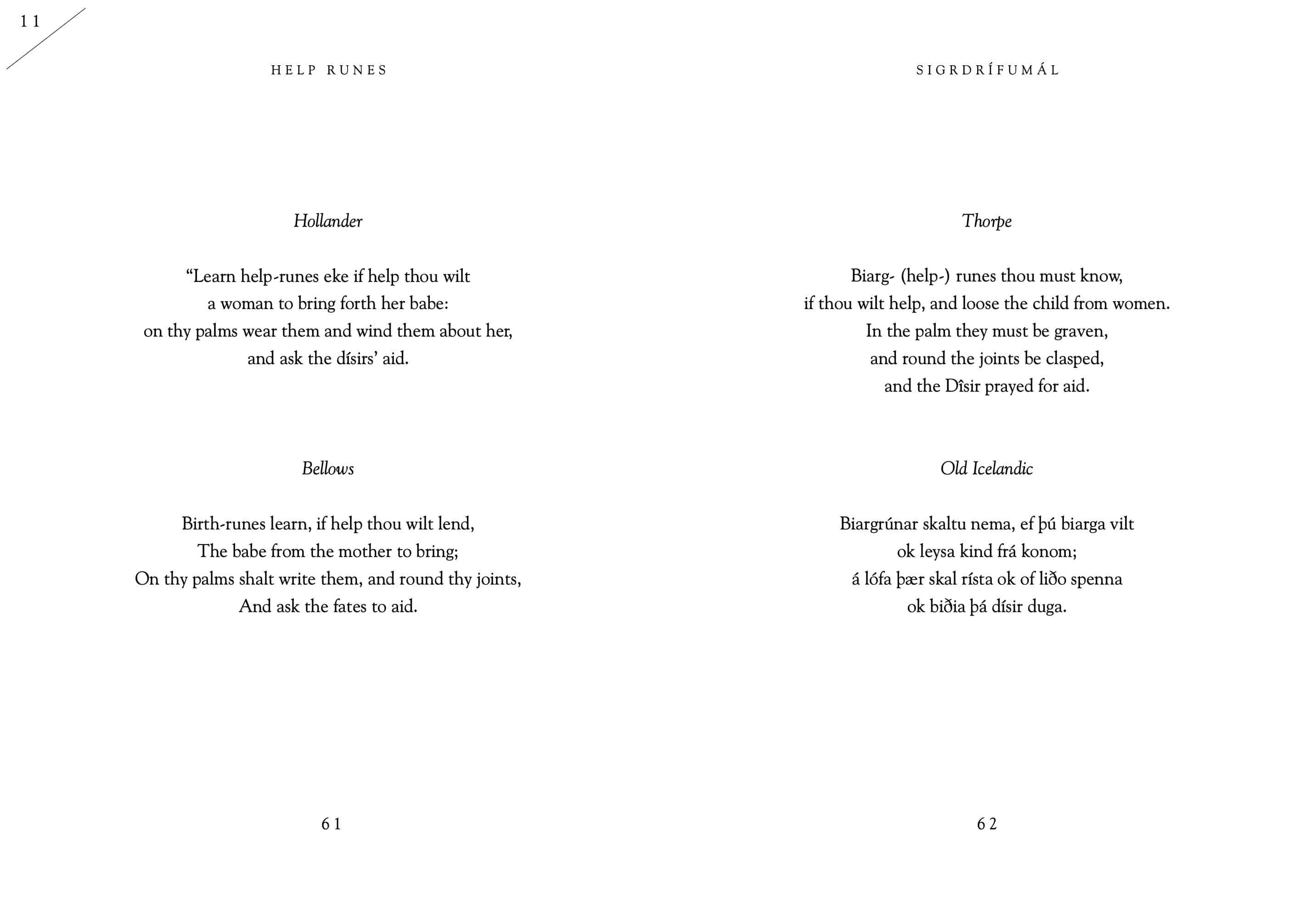 Hyldyr - Wholesale Book - Adult - The Comparative Sigrdrífumál4