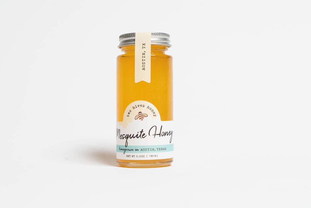 Two Hives Honey - Wholesale Honey - Mesquite Honey, 7 ounces