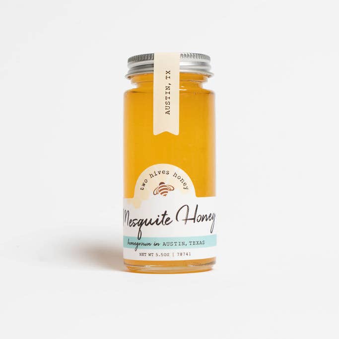 Two Hives Honey - Wholesale Honey - Mesquite Honey, 7 ounces0