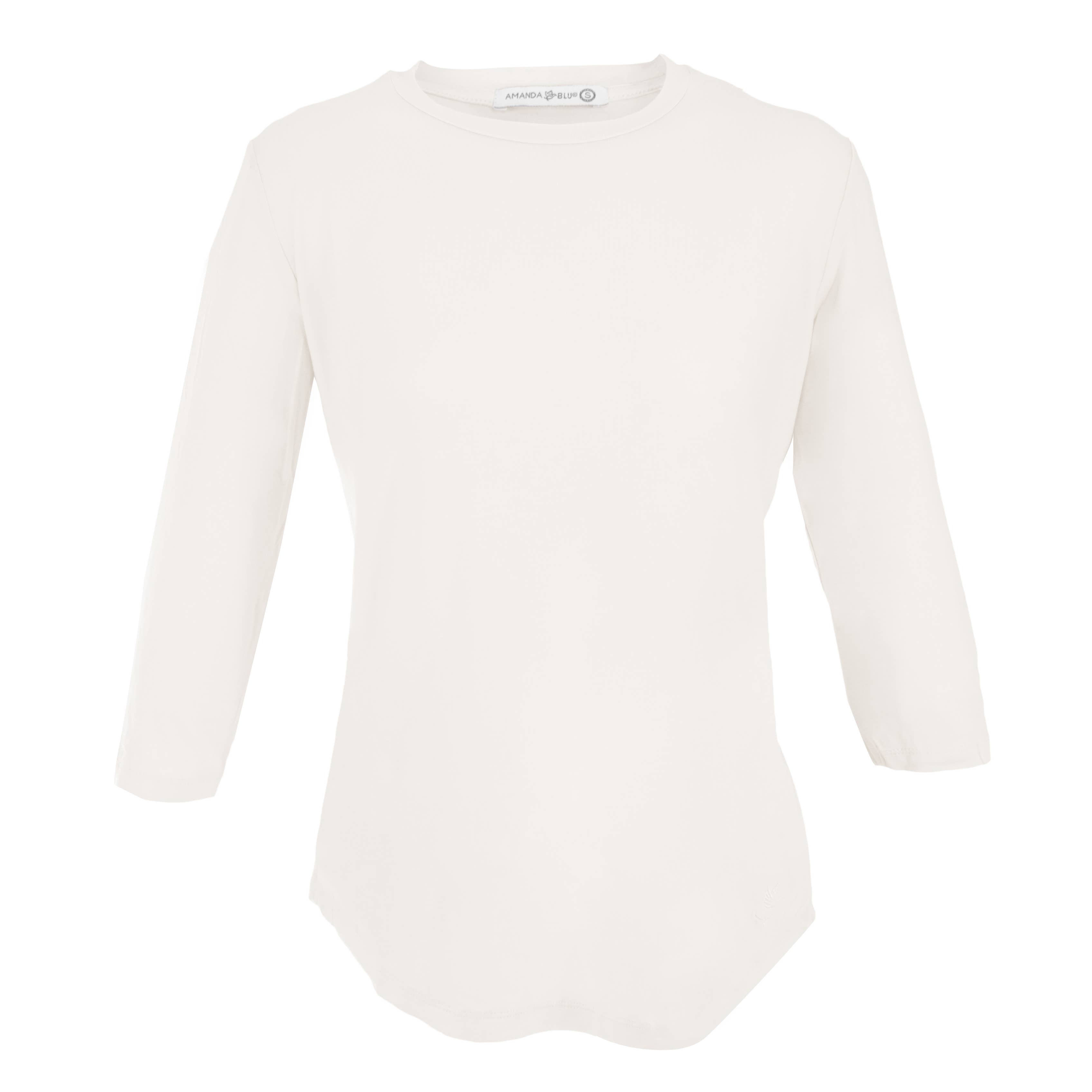 Amanda Blu - Vente T-shirt – femme - T-shirts à manches 3/4 | 10 options de couleur | Collection Luxe Tees7