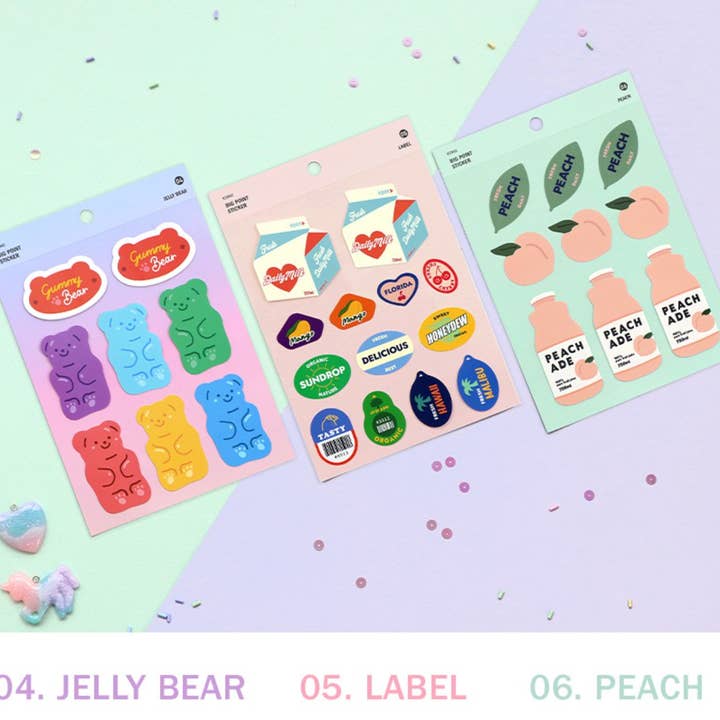 K-Wonderland - Vente Autocollant - Autocollants décoratifs imperméables et amovibles ICONIC Big Point1