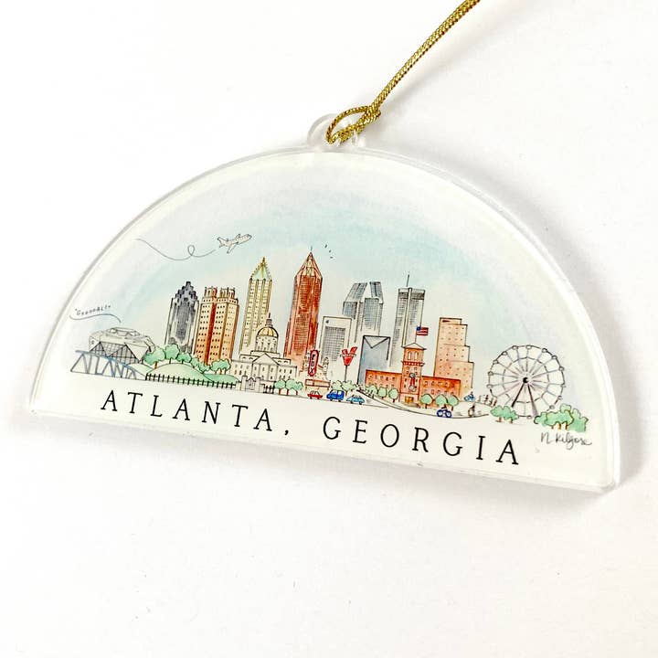 Natty Michelle Paperie - Wholesale Ornament - Atlanta, Georgia Acrylic Ornament0
