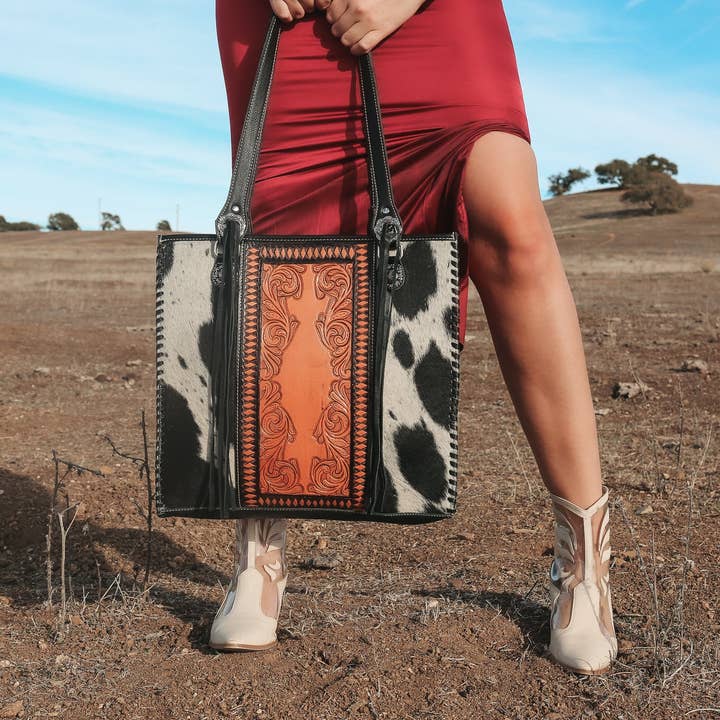 Haute Southern Hyde - Wholesale Tote Bag - Women's - Luxe Cowgirl Tote a Haute Southern Hyde Cowhide Purse2