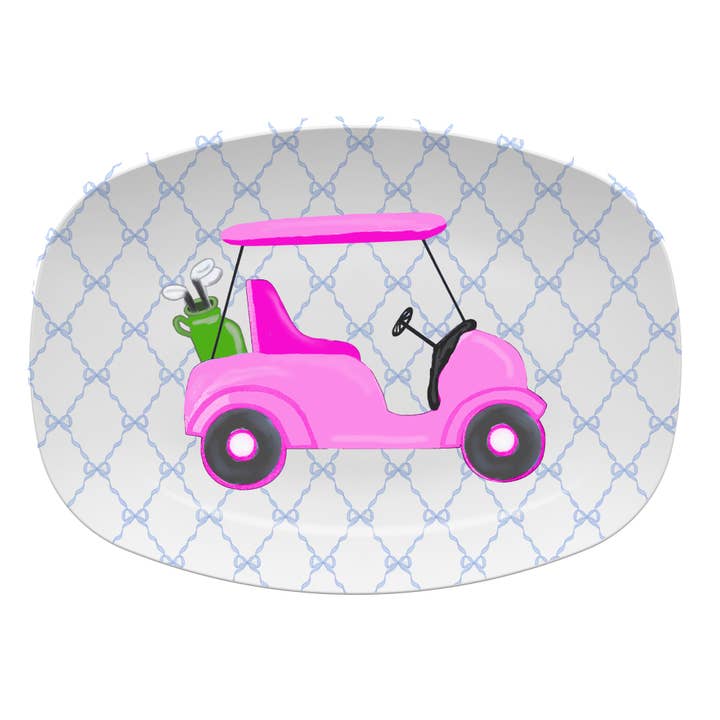 Peachy Pendants - Wholesale Platter - Platter - Pink Golf Cart1