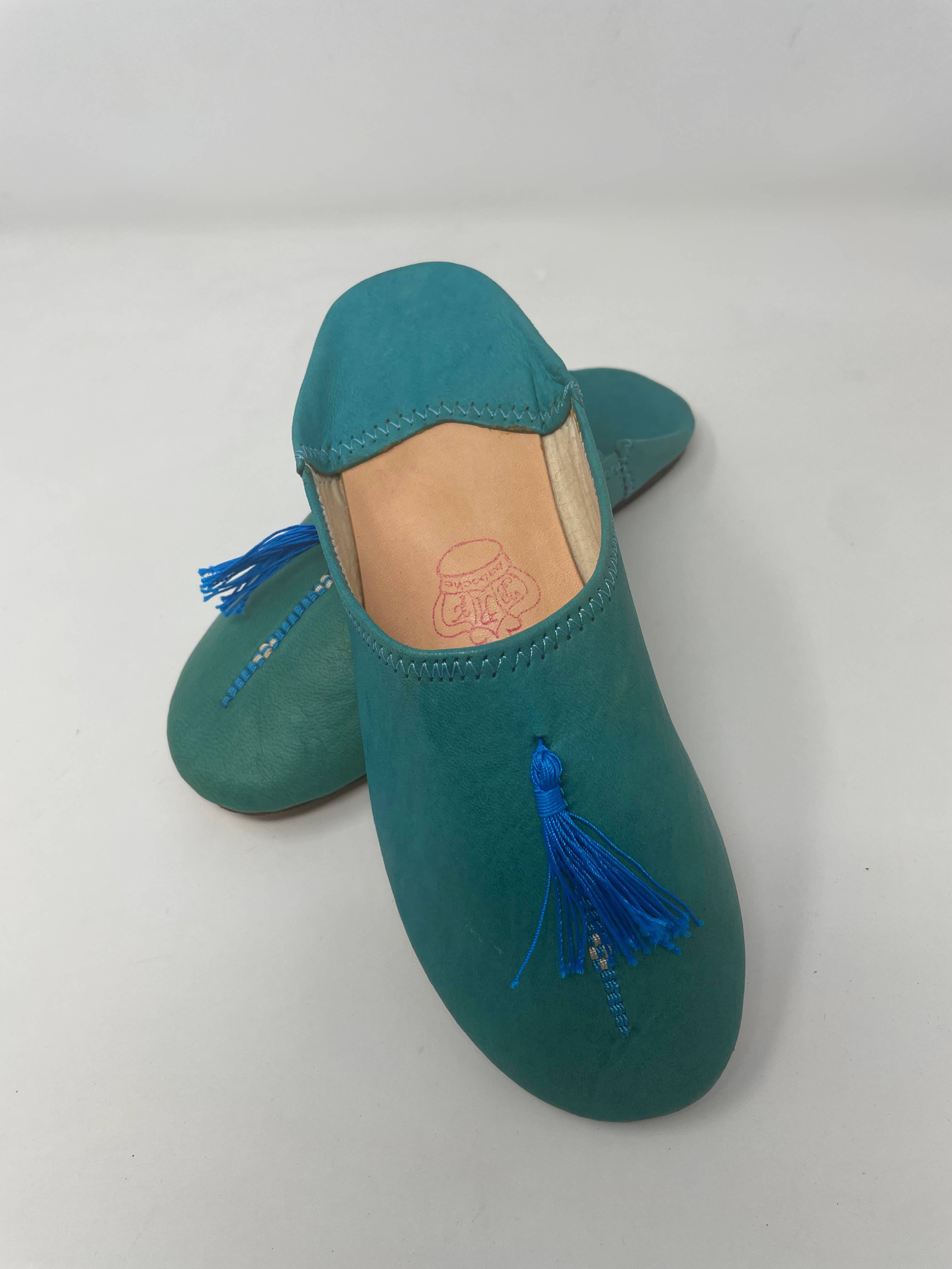 Nai Gifts - Wholesale Slippers - Women's - Genuine Tassel Leather Babouche Slipper 9