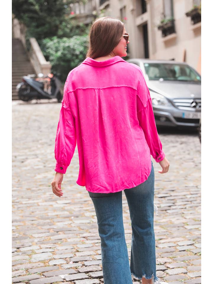 Jess Lea - Wholesale Button Down Shirt - Women's - Dean Button Up Top17