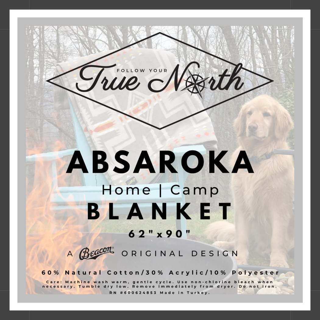 Follow Your True North - Wholesale Throw Blanket - Absaroka Blanket2