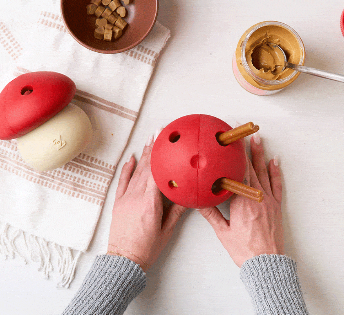 ZippyPaws - Wholesale Pet Toy - Dog - SmartyPaws Tumbler - Mushroom - Interactive dog toy7