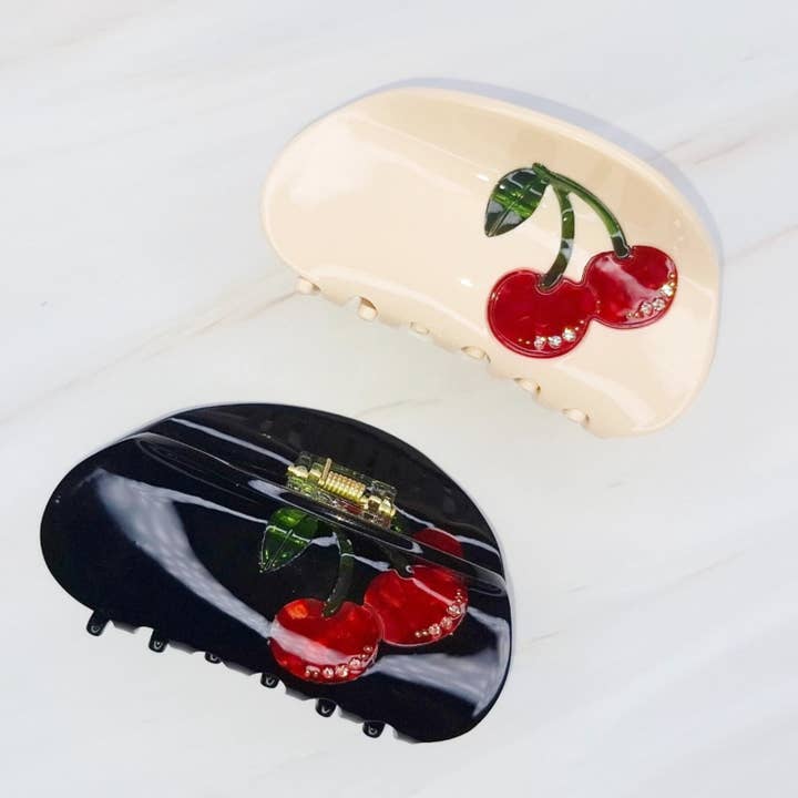 Artiglio per capelli Ciliegie Fresche Tagliate per la vendita all'ingrosso da parte di Ellison+Young