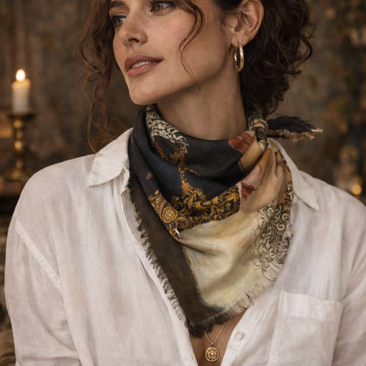 Siren Song - Wholesale Bandana - Unisex - DUTCH COLLAR VOILE BANDANA1