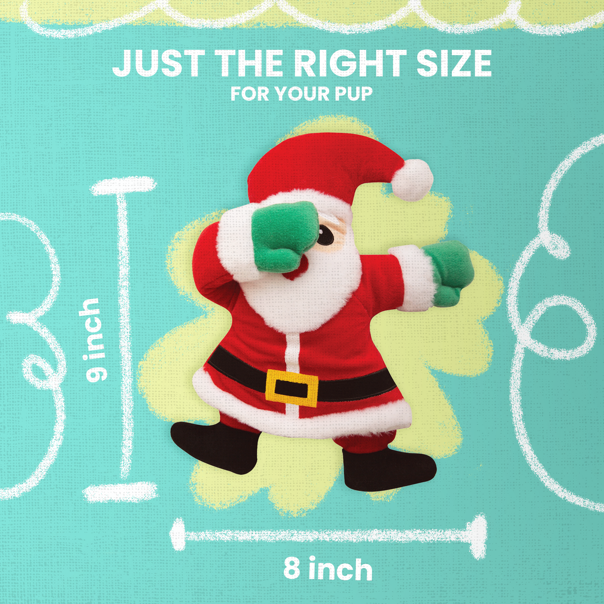 SnugArooz - Wholesale Pet Plush Toy - Dog - Dabbing Santa3