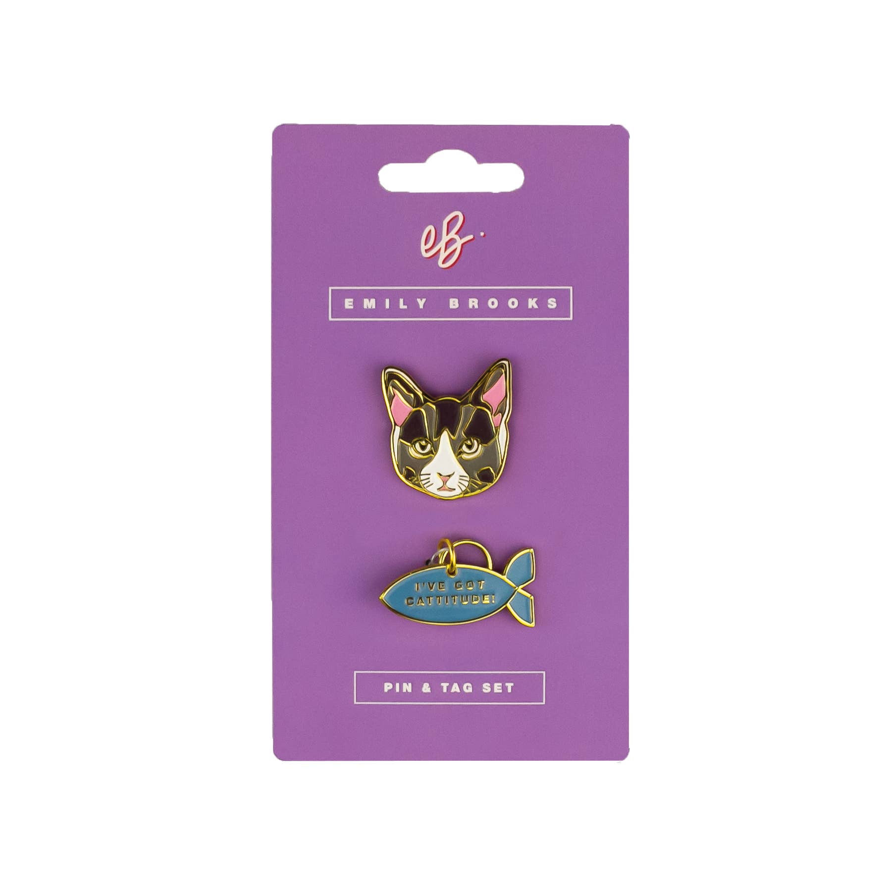 Portico Designs - Vente Breloque de collier – chat et chien - Ensemble d'étiquettes mixtes pour chats et chiens Emily Brooks3