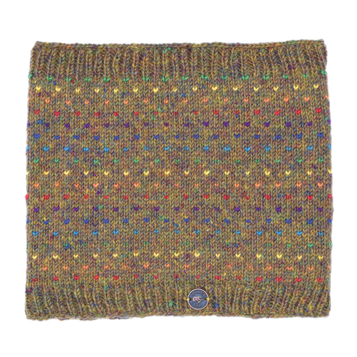 Black Yak Ltd - Wholesale Balaclava - Women's - Rainbow Tick Snood - Hand Knitted Wool - Fair Trade10