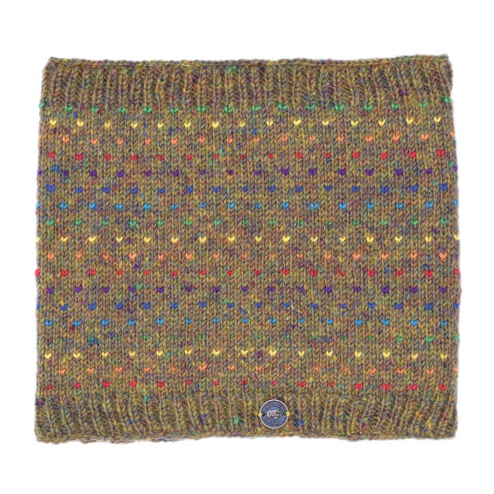 Black Yak Ltd - Wholesale Balaclava - Women's - Rainbow Tick Snood - Hand Knitted Wool - Fair Trade10