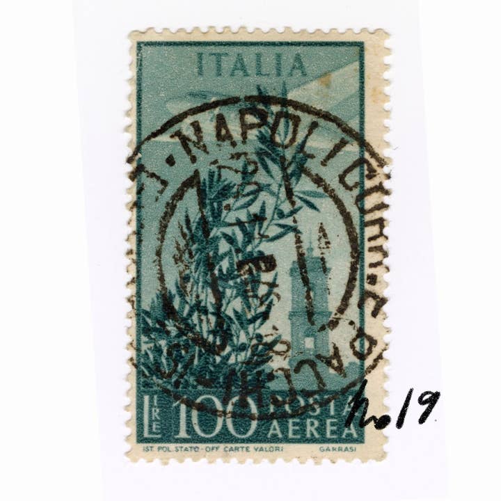 No 19. Postage Stamp Memento Print for wholesale by Wish You Were Here, Dear