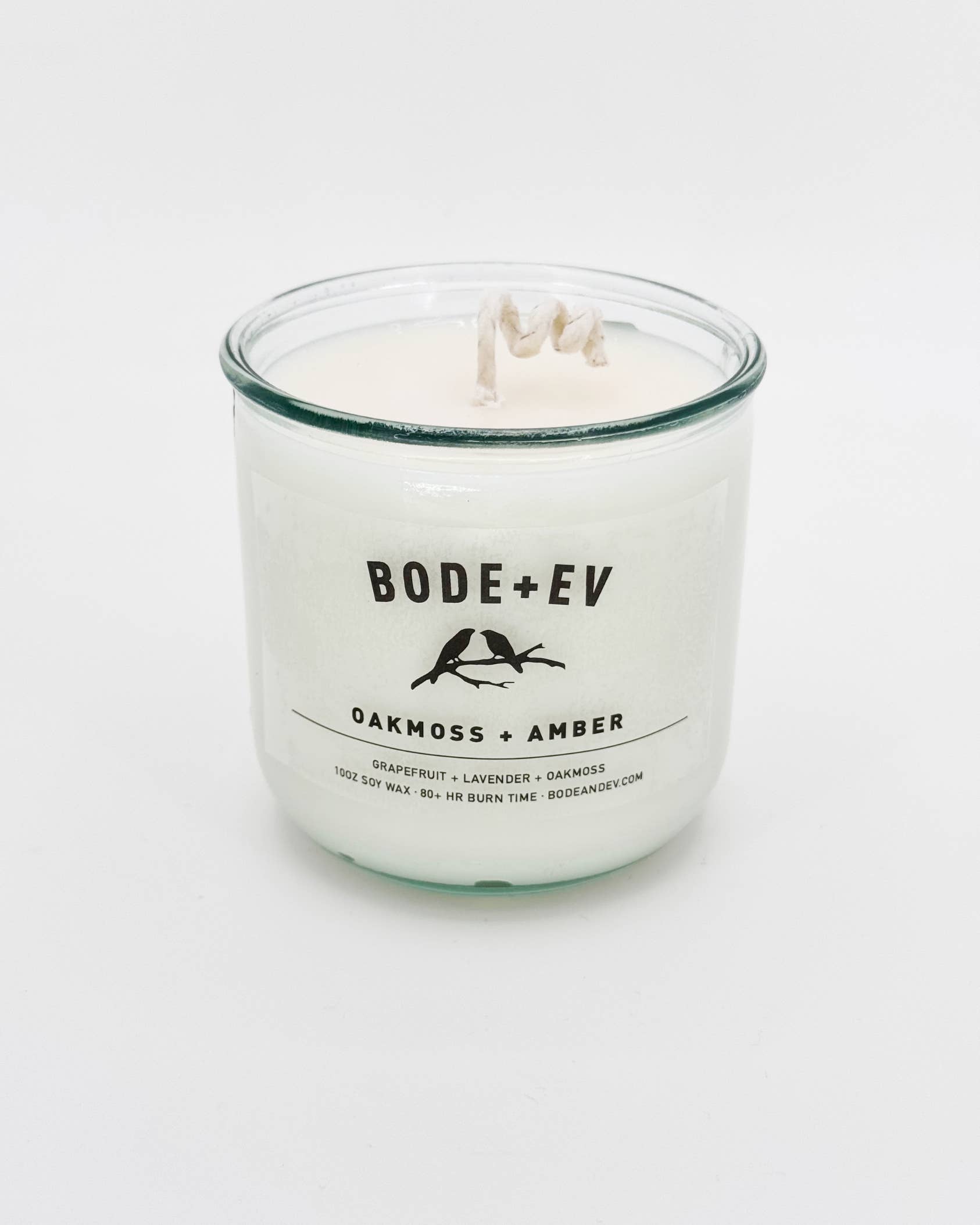Bode+Ev - Wholesale Jar/Filled Candle - Oakmoss + Amber: Grapefruit + Lavender + Tonka Bean