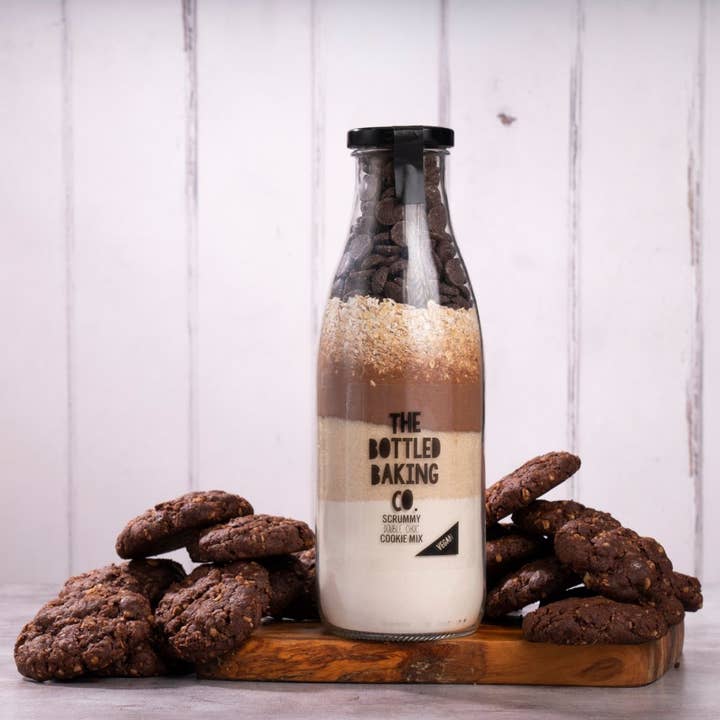 The Bottled Baking Co. - Wholesale Cookie Mix - The Bottled Baking Co Double Choc Chip Vegan Cookie Mix