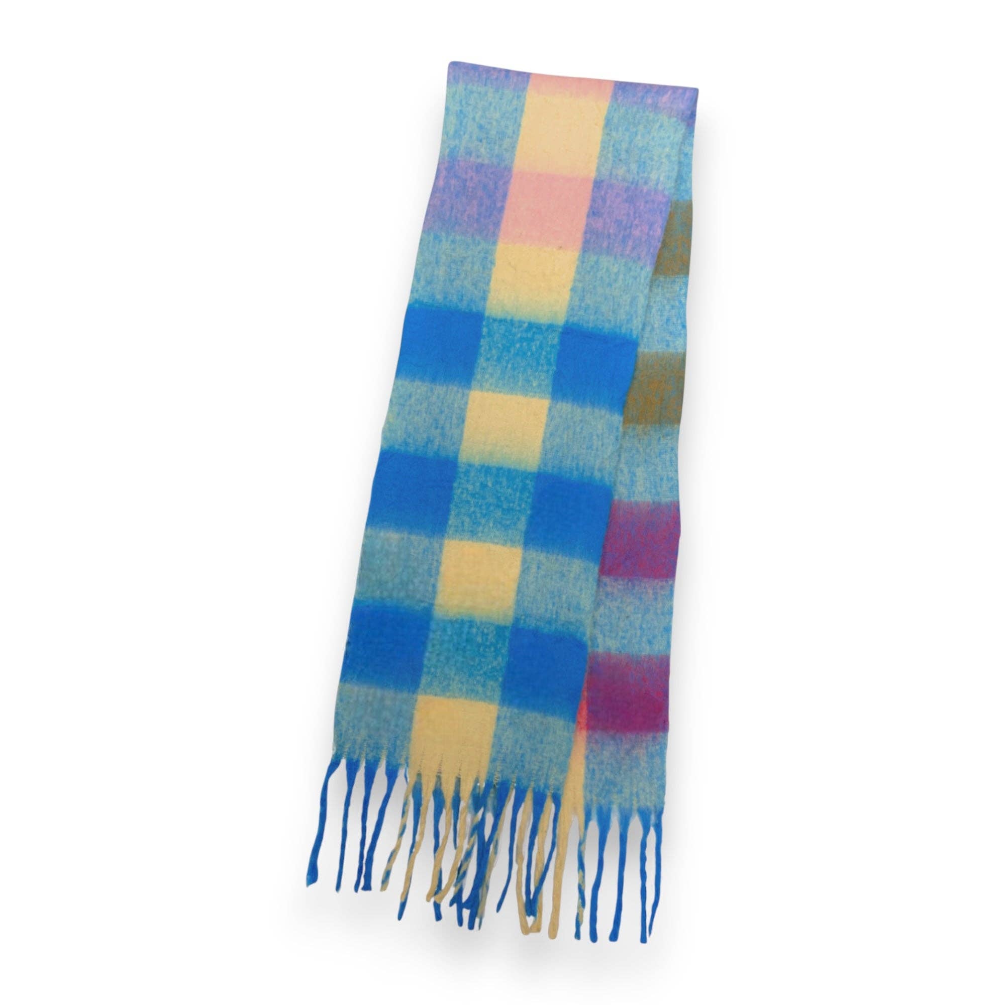Lili Scarves (USA Duties Paid) – Cachecol - Mulher por atacado – Cachecol de Inverno com Estampa Xadrez Macia e Fofa - 15 Cores6
